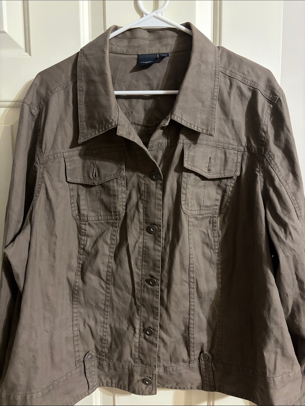 Classic Women's Taupe Utility Jacket - Sonoma